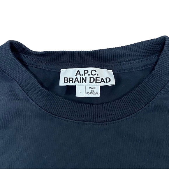 A.P.C x Brain Dead Spooky Tee - Picture 2 of 5
